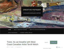 Tablet Screenshot of creativepotager.com